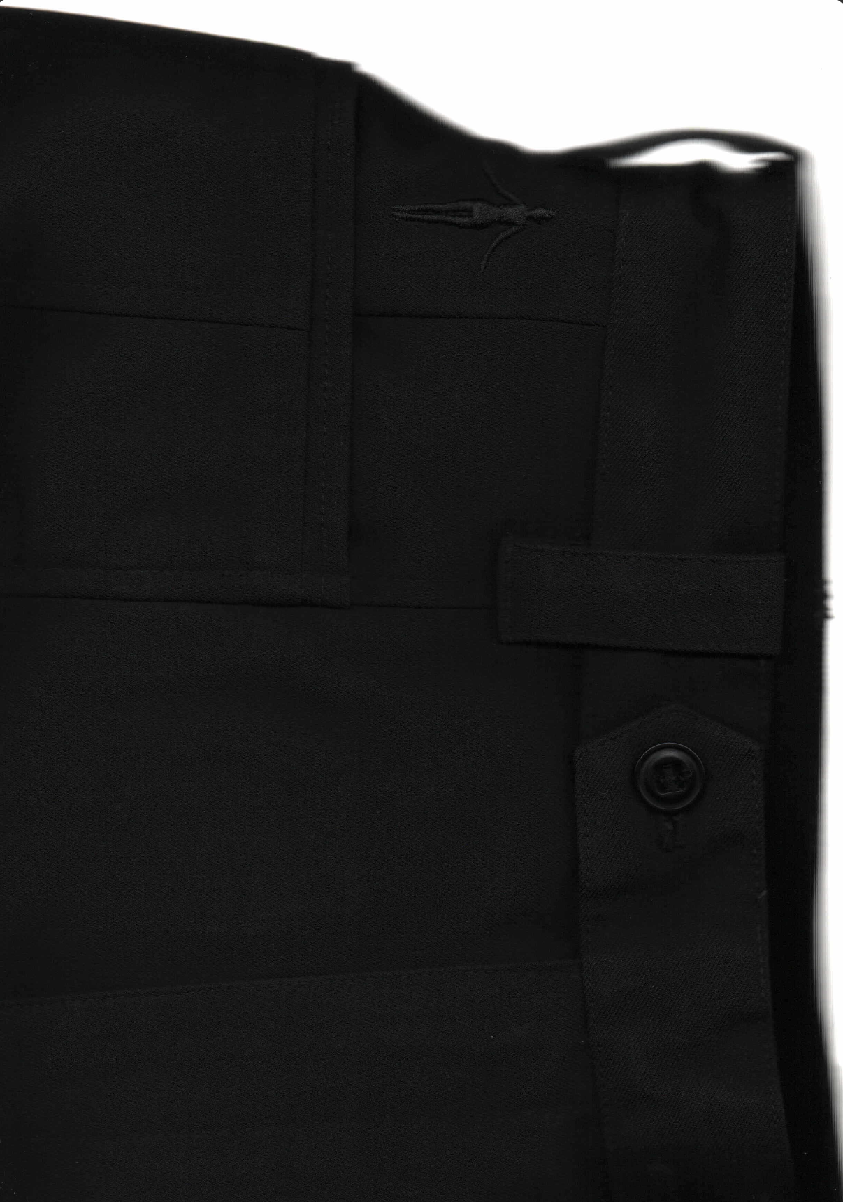 Modular Pleated_Trouser | Pure black